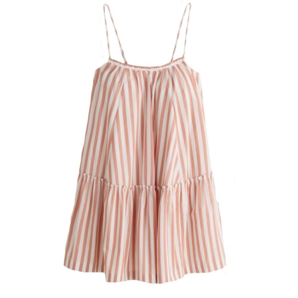 Abercrombie & Fitch Ruffle Trapeze Mini Dress